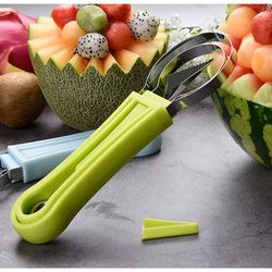 watermelon slicer cutter – fruit carving & scoop tool