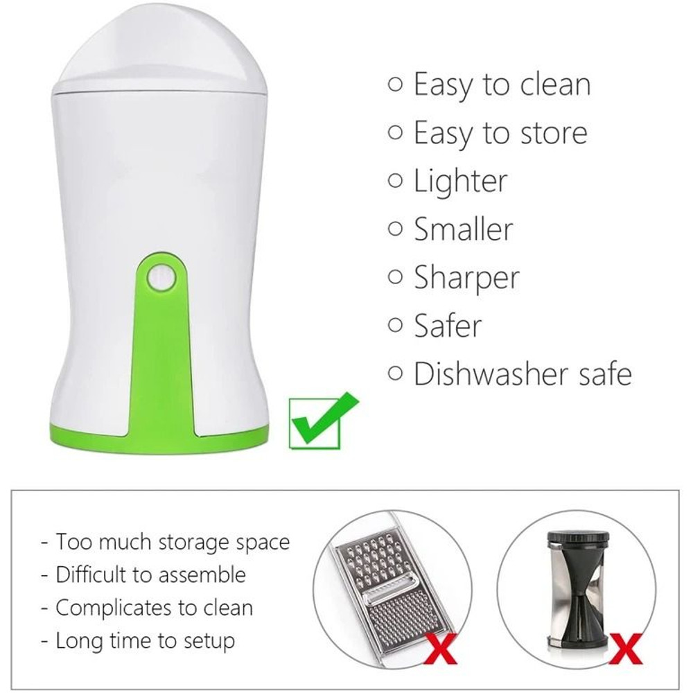 Heavy Duty Spiralizer Vegetable Slicer  Zucchini Pasta Maker 6