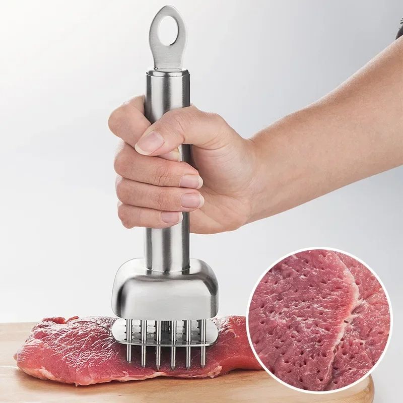 Professional Meat Tenderizer Needle Tool Tenderizing Device With Stainless Steel Blades Tenderizer  0