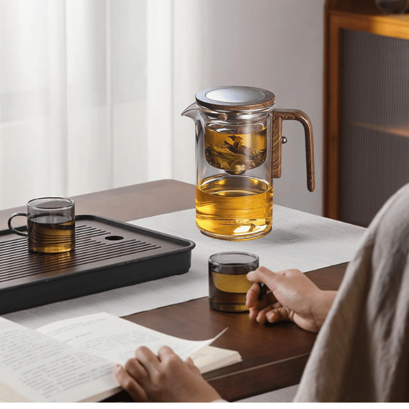 Magic Glass Teapot With Strainer 2