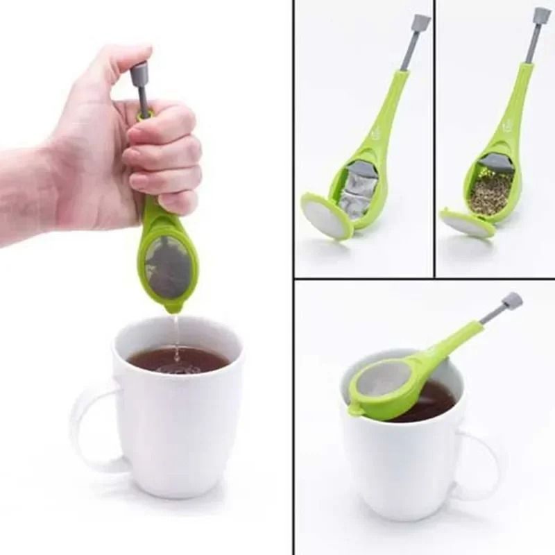 Tea Coffee Strainer with Plunger