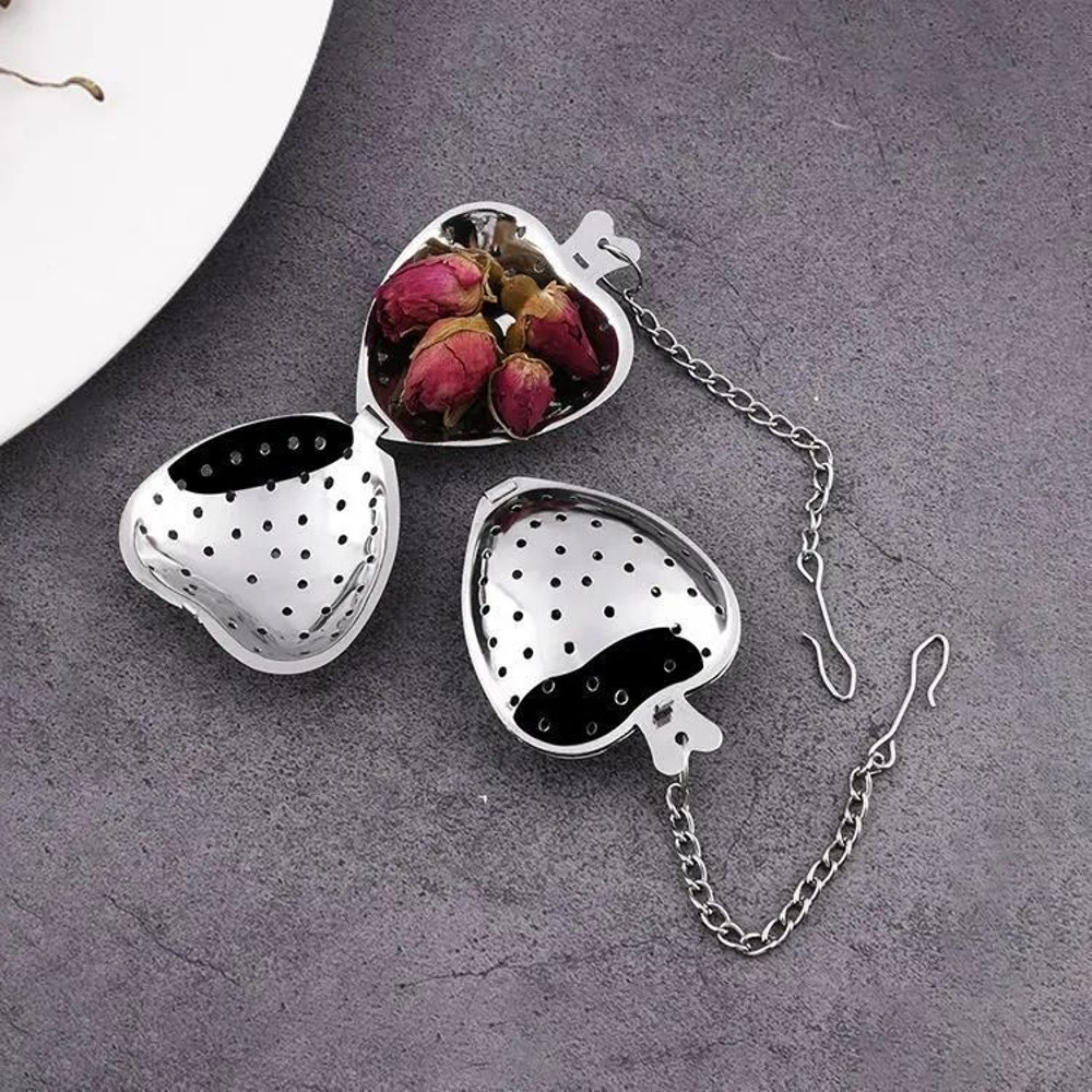 Heart Shaped Stainless Steel Tea Strainer for Loose Tea