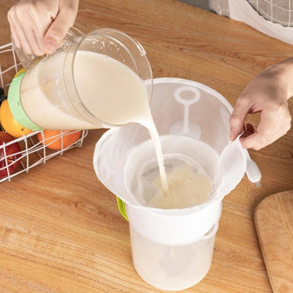 Reusable Nylon Filter Net Bag Fine Mesh Kitchen Tool For Coffee Milk Soymilk More 0