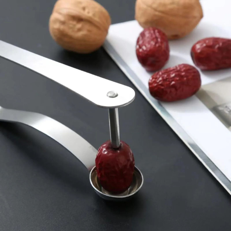 1pc Stainless Steel Pear Seed Remover Cutter Kitchen Gadget For Apples Dates And More 5