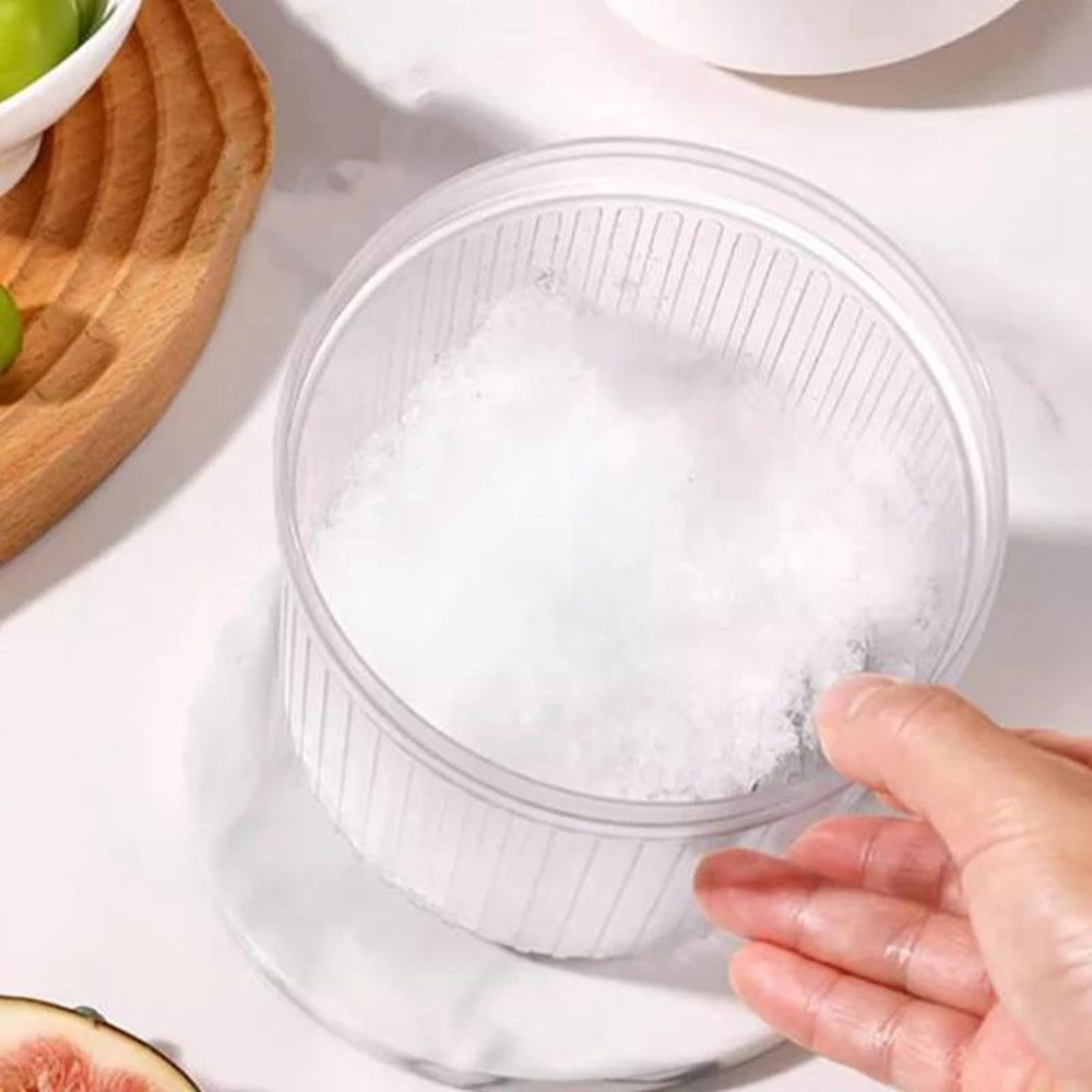 Mini Portable Ice Shaver  Shaved Ice Machine Handheld Ice Crusher With Ice Cube Molds 5