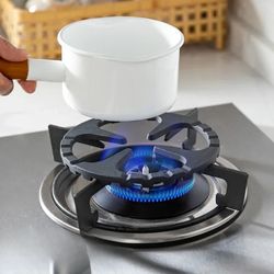durable iron gas stove coffee pot stand – stovetop reducer ring