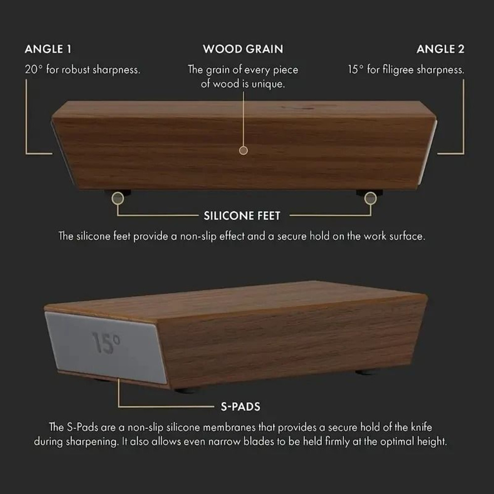 Premium Rolling Knife Sharpener Kit With Industrial Diamond Stones  Professional Chef Knife Set 5