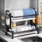 Adjustable kitchen dish organizer