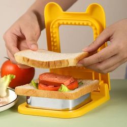 diy sandwich & cookie cutter – easy breakfast & dessert tool