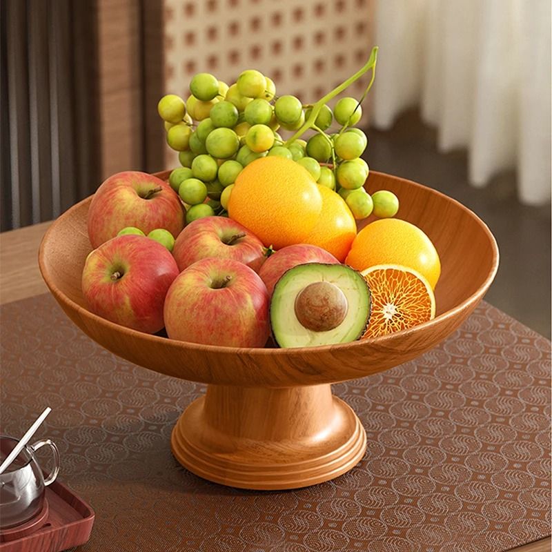 Premium wood grain fruit organizers