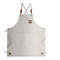 Unisex OilProof Canvas Apron With Tool Pockets Sleeveless Kitchen And Grill Apron For Men And Wome 9