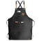 Unisex OilProof Canvas Apron With Tool Pockets Sleeveless Kitchen And Grill Apron For Men And Wome 7