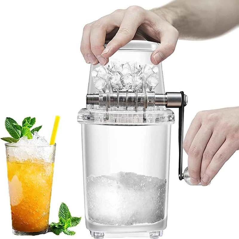 Portable Manual Ice Crusher With Comfortable Handle  MultiFunctional HandCranked Smoothie And Bever 4
