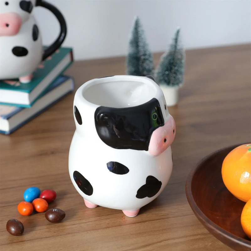 585ml Creative Cow Ceramic Mug Cartoon Design Coffee Cup For Milk And Tea Lovers 1