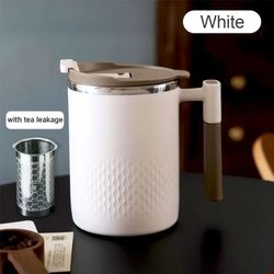 450ml stainless steel tea infuser mug – portable thermo cup for office and travel