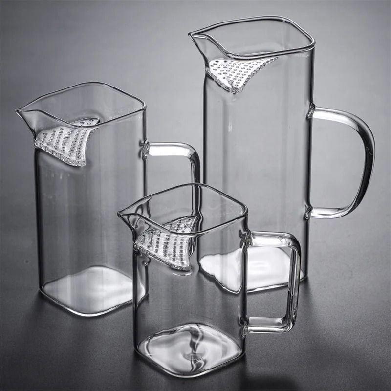 Durable glass teapot for loose tea