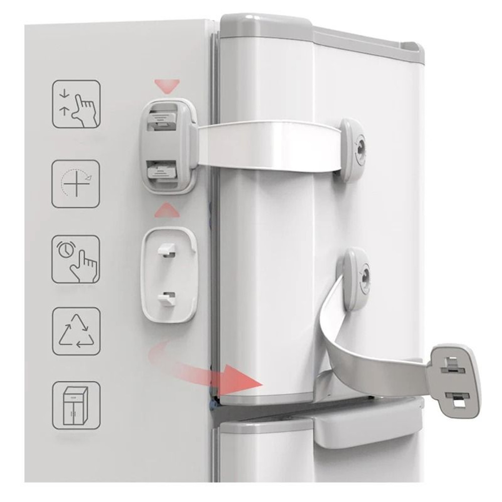 Antipinch safety lock for home