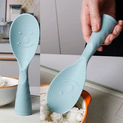 non-stick standing plastic rice spoon – perfect kitchen tool for effortless cooking