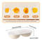 Microwave Eggs Poacher DoubleCup Egg Boiler Kitchen Gadget Hot Spring Egg Mold Clear Water Lotus 4