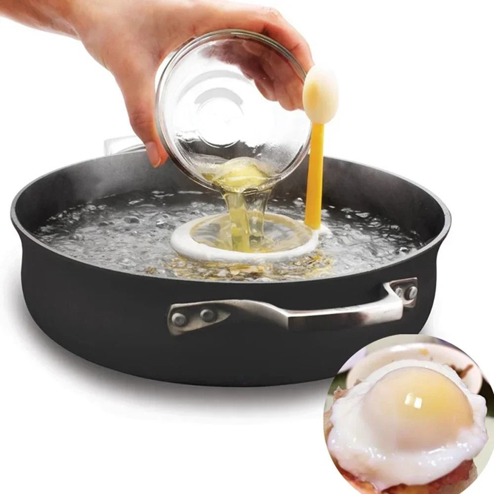 Scrambled and poached egg tool