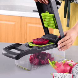 multifunctional vegetable chopper, handle food grate, slicer dicer for effortless kitchen prep