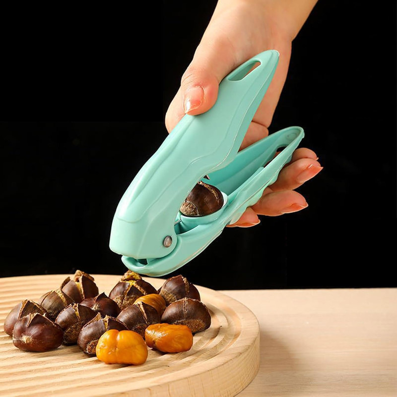 Stainless Steel Chestnut Clip Machine Nutcracker Opener Tool Durable Kitchen Gadget For Nuts And Wa 0