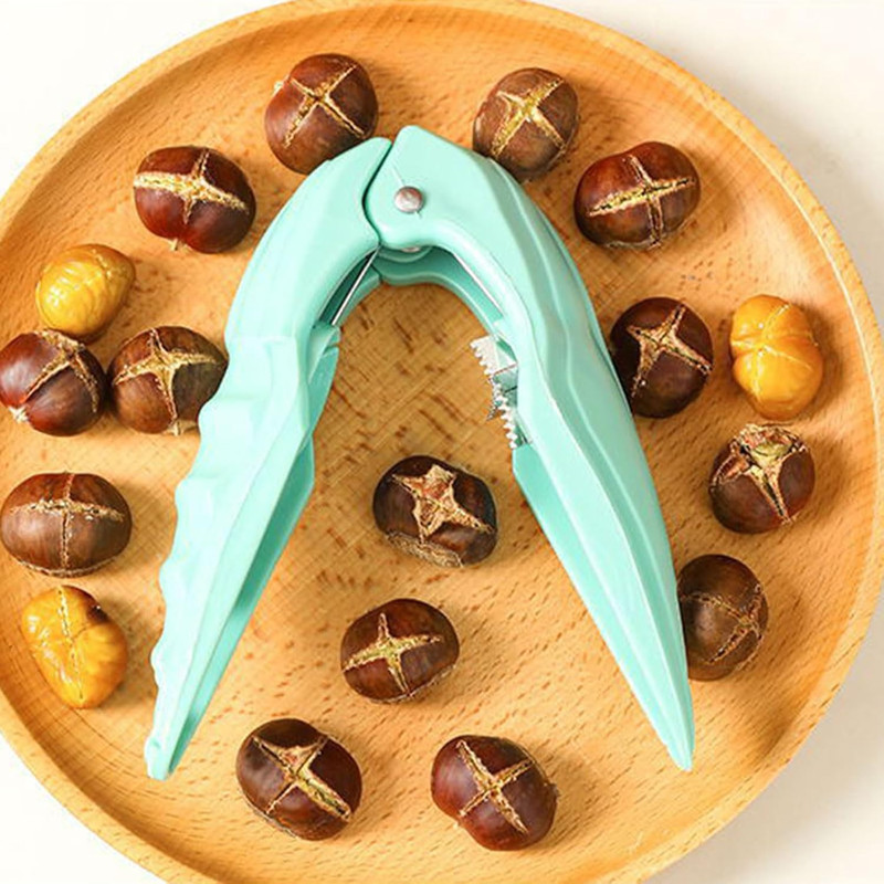 Stainless Steel Chestnut Clip Machine Nutcracker Opener Tool Durable Kitchen Gadget For Nuts And Wa 5
