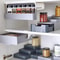 Kitchen Spice Rack SelfAdhesive WallMounted UnderShelf Organizer For Seasoning Bottles 2