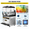 Commercial Slushy Machine Double Tank Margarita Maker, Stainless Steel Frozen Drink Machine for Cafes & Bars