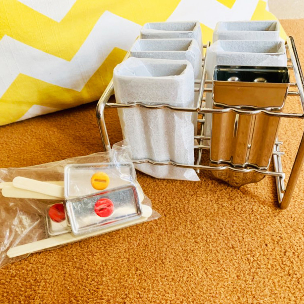 Stainless Steel Popsicle Mold Rack Ice Lolly Mold, Durable Frozen Lolly Popsicle Maker for Homemade Ice Cream Treats