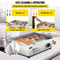Electric Countertop Griddle Teppanyaki Grill, Stainless Steel Flat Top Grills for Pancakes, Chicken & Steak