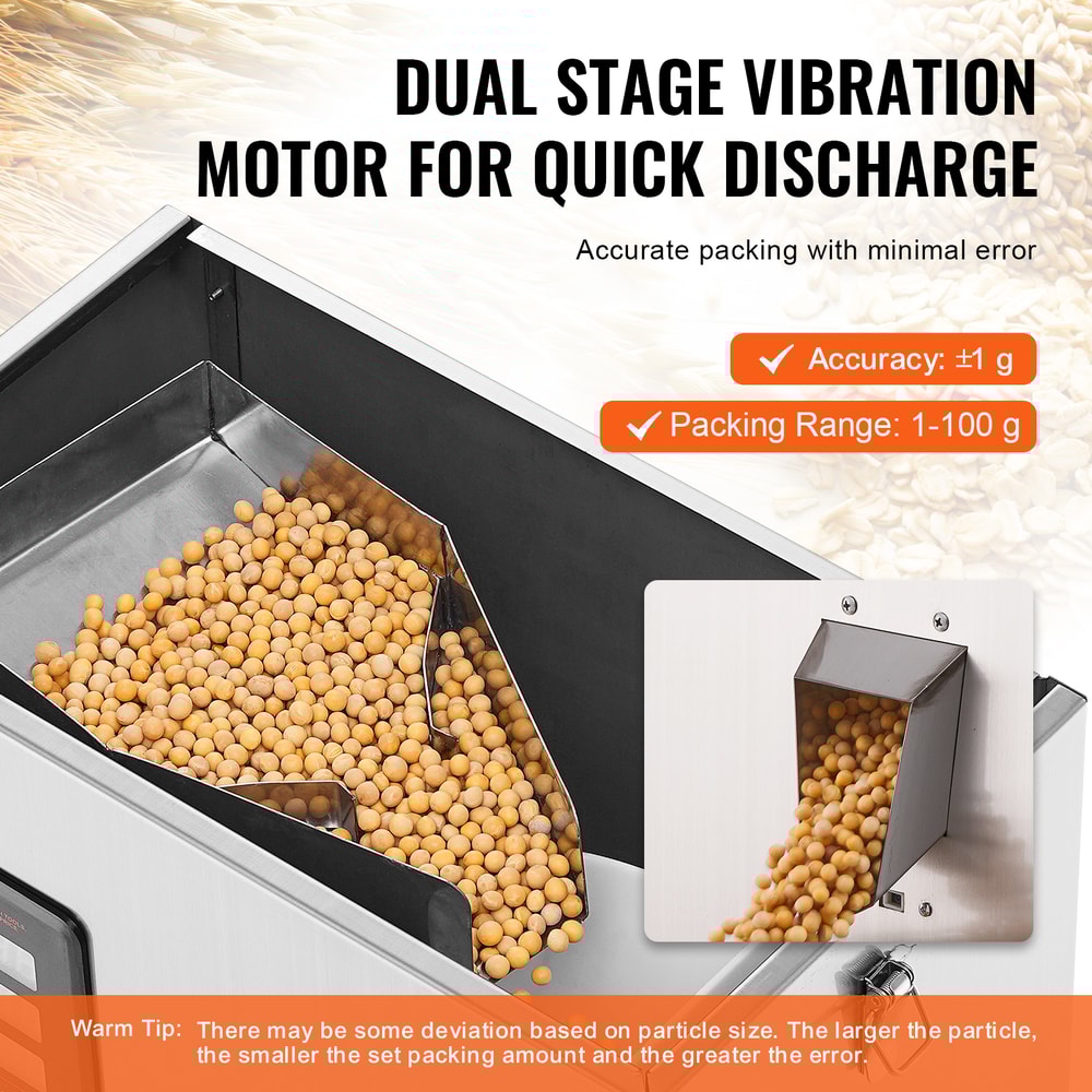 Automatic Particle Packaging Machine for Powder Sachet Weighting, Filling & Packing, Ideal for Tea, Seeds, Beans & Rice