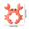 Silicone Utensil Rest,Crab Shaped Spoon Holder for Pots &Pans,Heat Resistant Kitchen Gadget,AntiSlip Stove Top Organizer