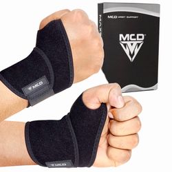 MCD Wrist Hand Brace Support Carpal Tunnel Arthritis Sprain Stabilizer Straps