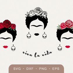 frida kahlo svg