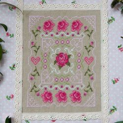 Rose Sampler cross stitch pattern