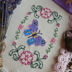 Butterfly cross stitch pattern