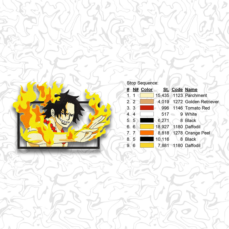 Premium Anime Embroidery Designs  Instant Download Digital Design For Machines  3 1