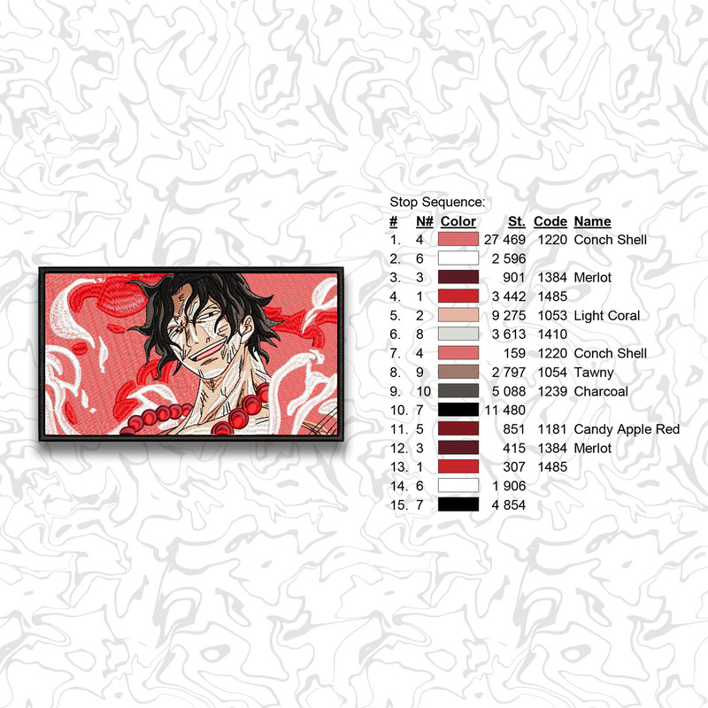 Premium Anime Embroidery Designs Instant Download Digital Design For Machines 6 1