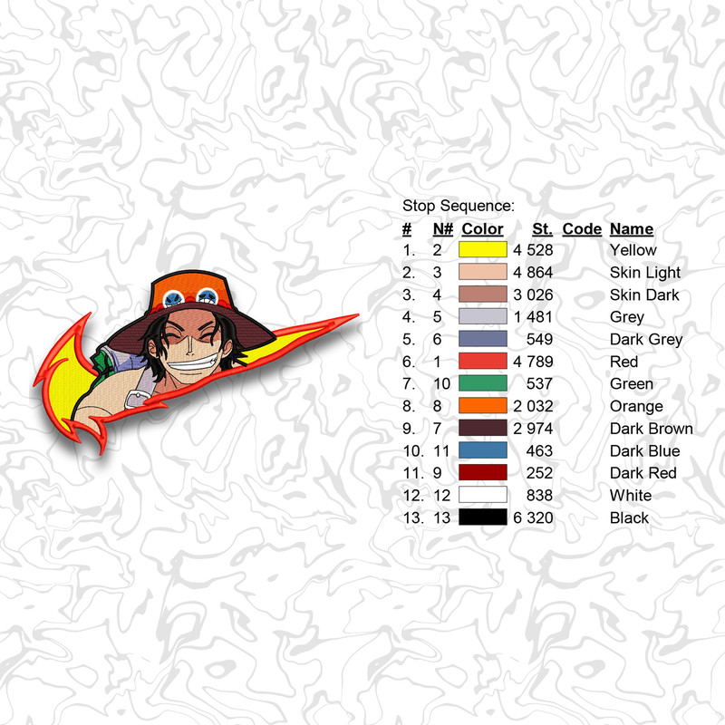 Premium Anime Embroidery Designs Instant Download Digital Design For Machines 7 1