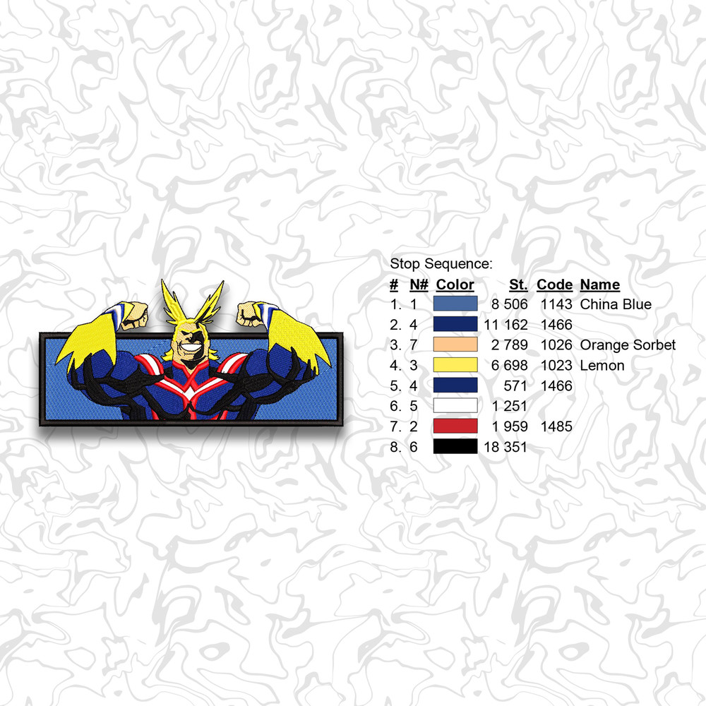 Premium Anime Embroidery Designs  Instant Download Digital Design For Machines  12 1