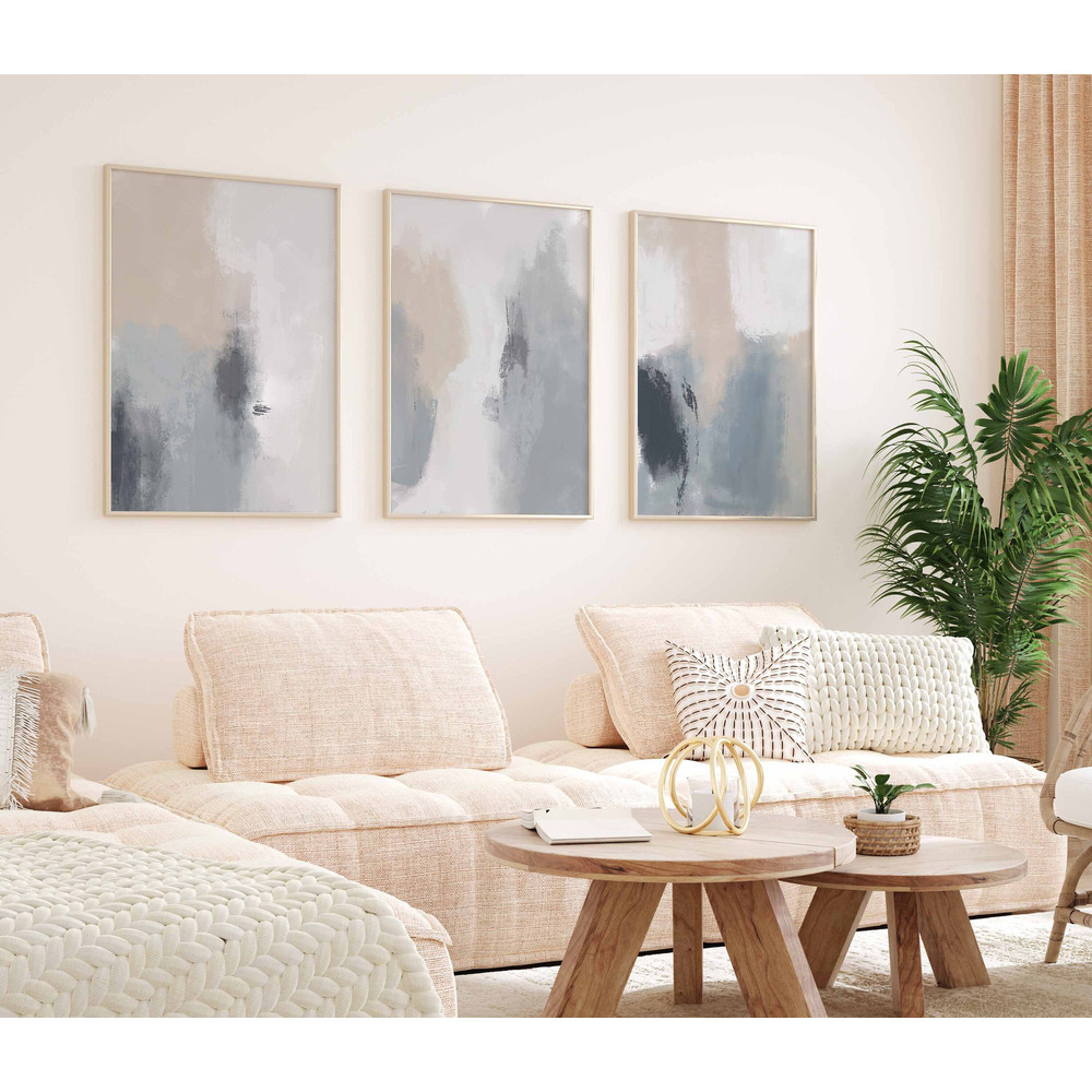 Housewarming Wall Art Set Of 3 Prints Blue Wall Decor Gift For New Home Gallery Wall Hangings Bedroom Decor Aesthetic Posters Download.jpg