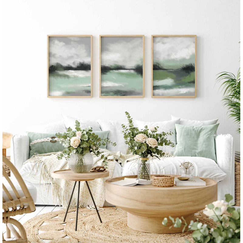 Green Landscape Print Landscape Set Of 3 Forest Landscape Art Modern Gallery Art Nature Printable Bedroom Wall Art Living Room Decor Digital.jpg