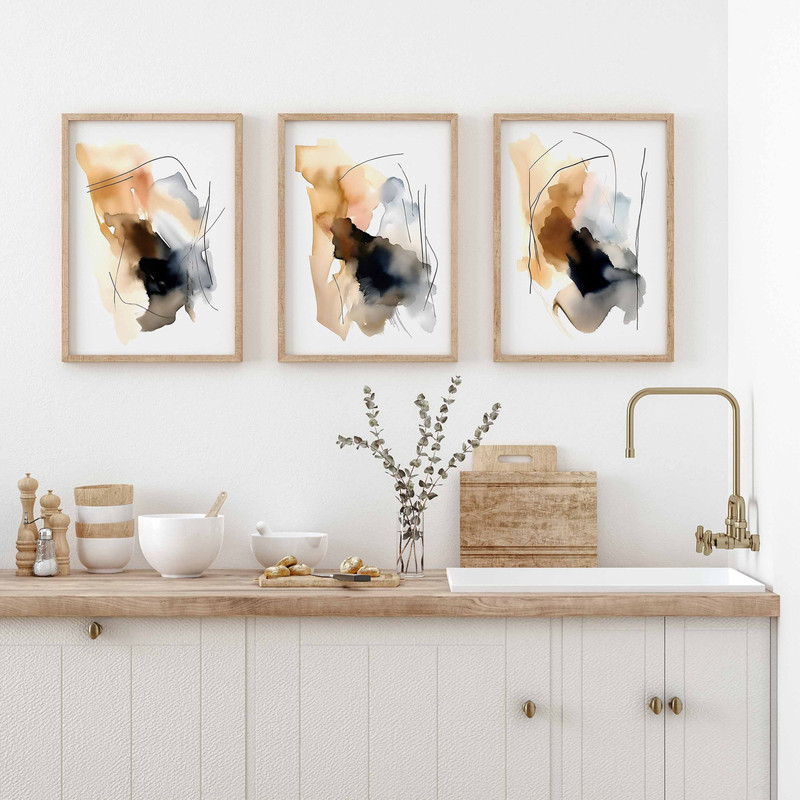 Modern Wall Art Set of 3 Printable Contemporary Art Apartment Decor Entryway Wall Art Bathroom Art Brushstroke Art Print Downloads Digital.jpg