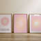 Positive Affirmation Pink Aura Poster, Angel Numbers 777, Printable Set of 3 Prints, Aesthetic Room Decor, Trendy 3 Piece Gradient Wall Art.jpg