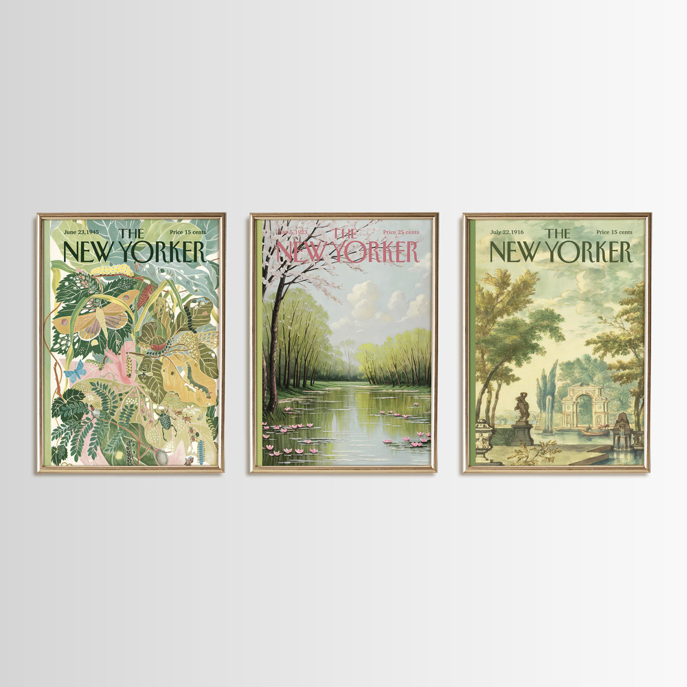 New Yorker Posters Set Of Three, New Yorker Prints, PRINTABLE Digital Download, New Yorker Posters, New Yorker Vintage Paintings Art, NW3-21.jpg