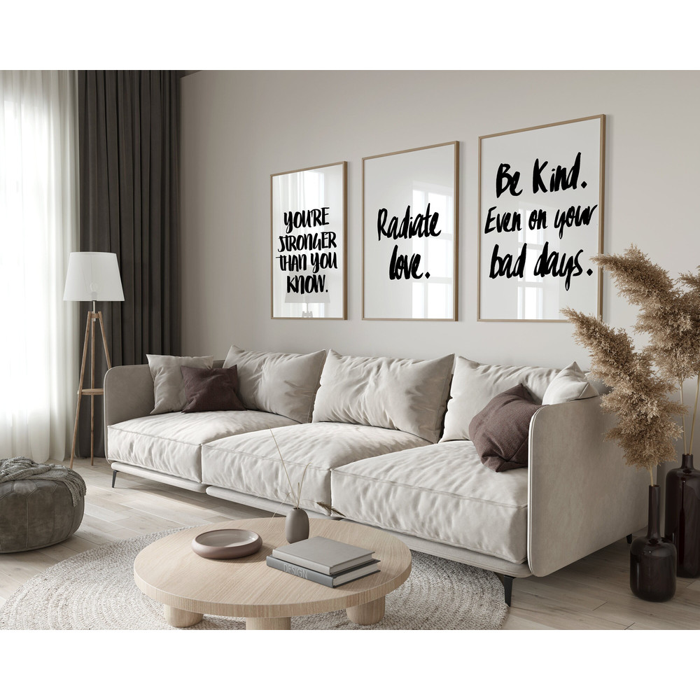 Quotes Set of 3 Posters, Fun Daily Home Quotes, Funny Styles, Graphic Poster, Girlfriend Art, Poster Room Art, Religious, Sweet, Cover Art-3.jpg