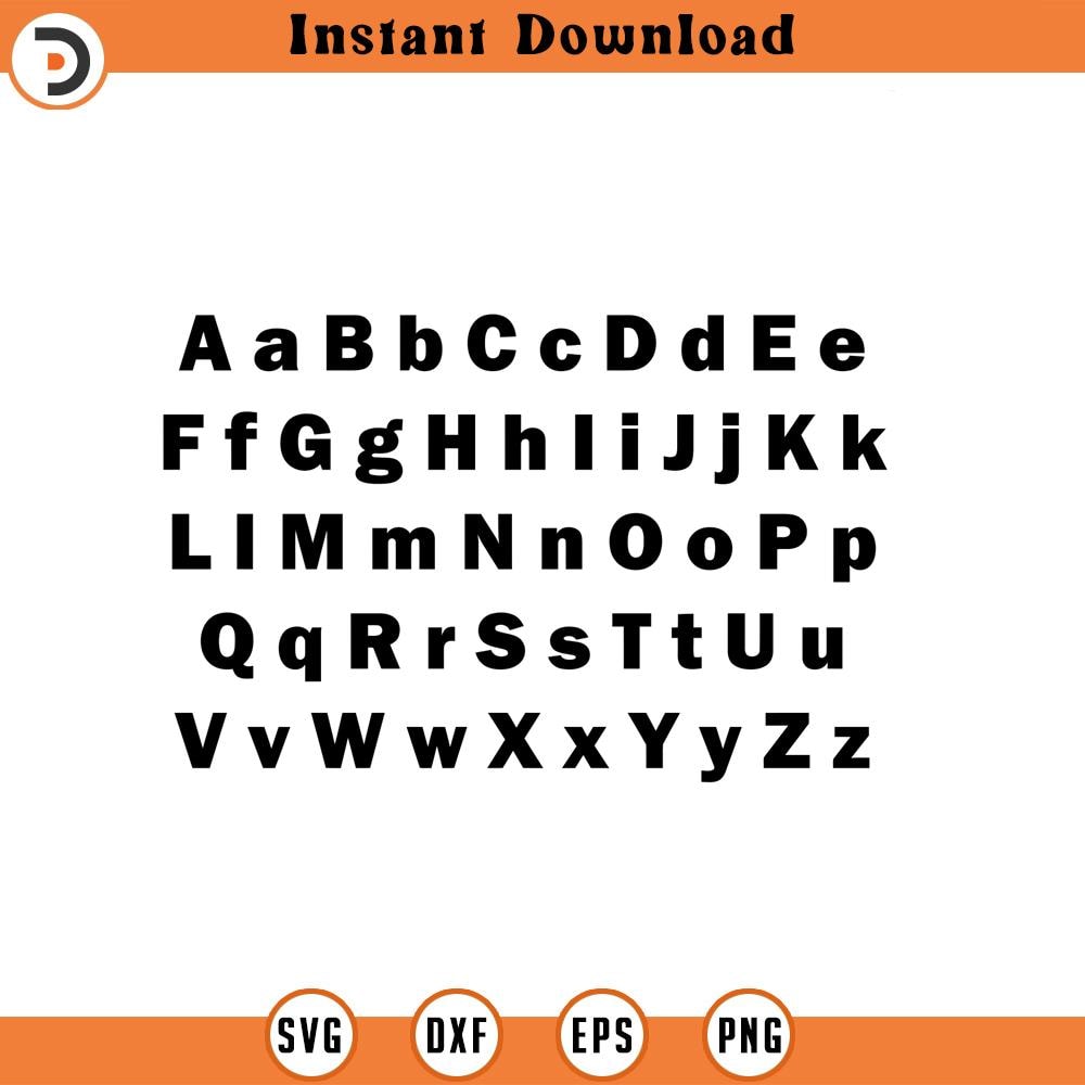 SVG202-Bold Font SVG, svg, png, dxf, jpeg, Digital Download, Cut File, Cricut, Silhouette.jpg