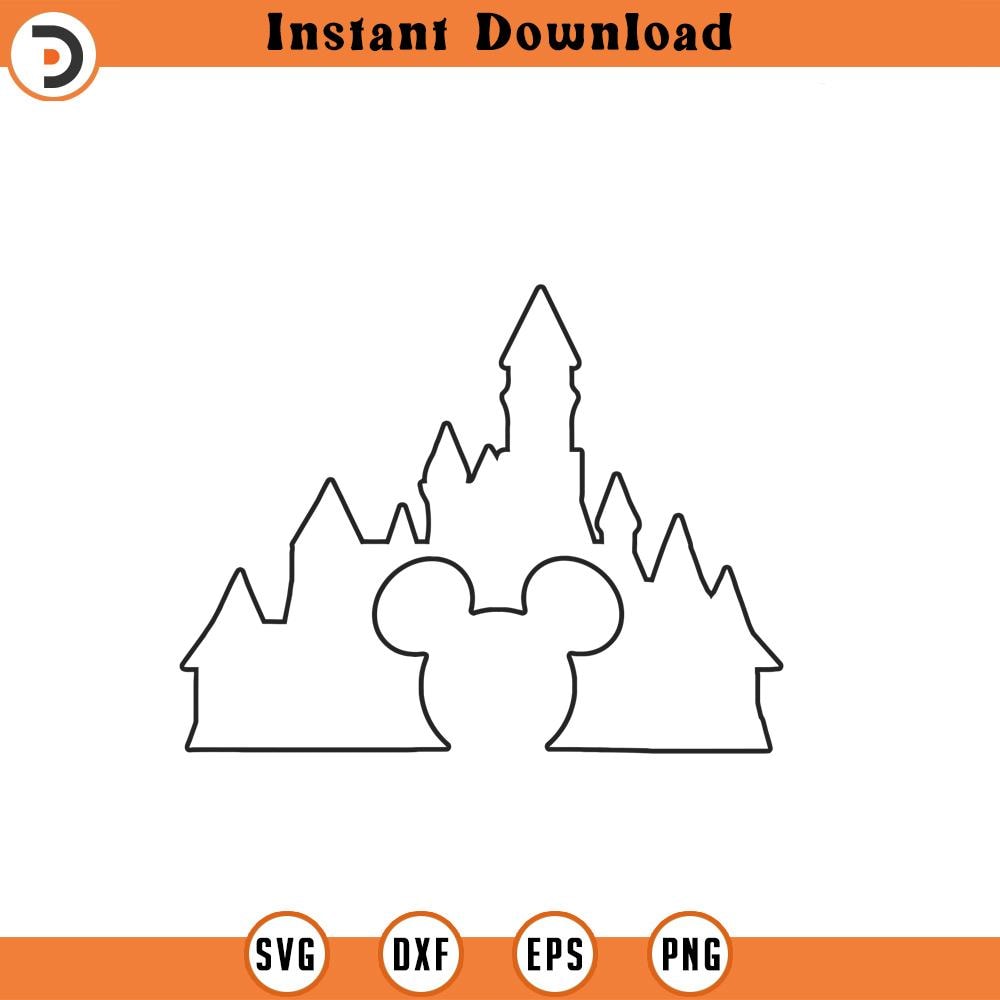 SVG214-Castle svg, Mouse svg, png, dxf, jpeg, Digital Download, Cut File, Cricut, SilhouetteSVGbyMelissaJoy.jpg