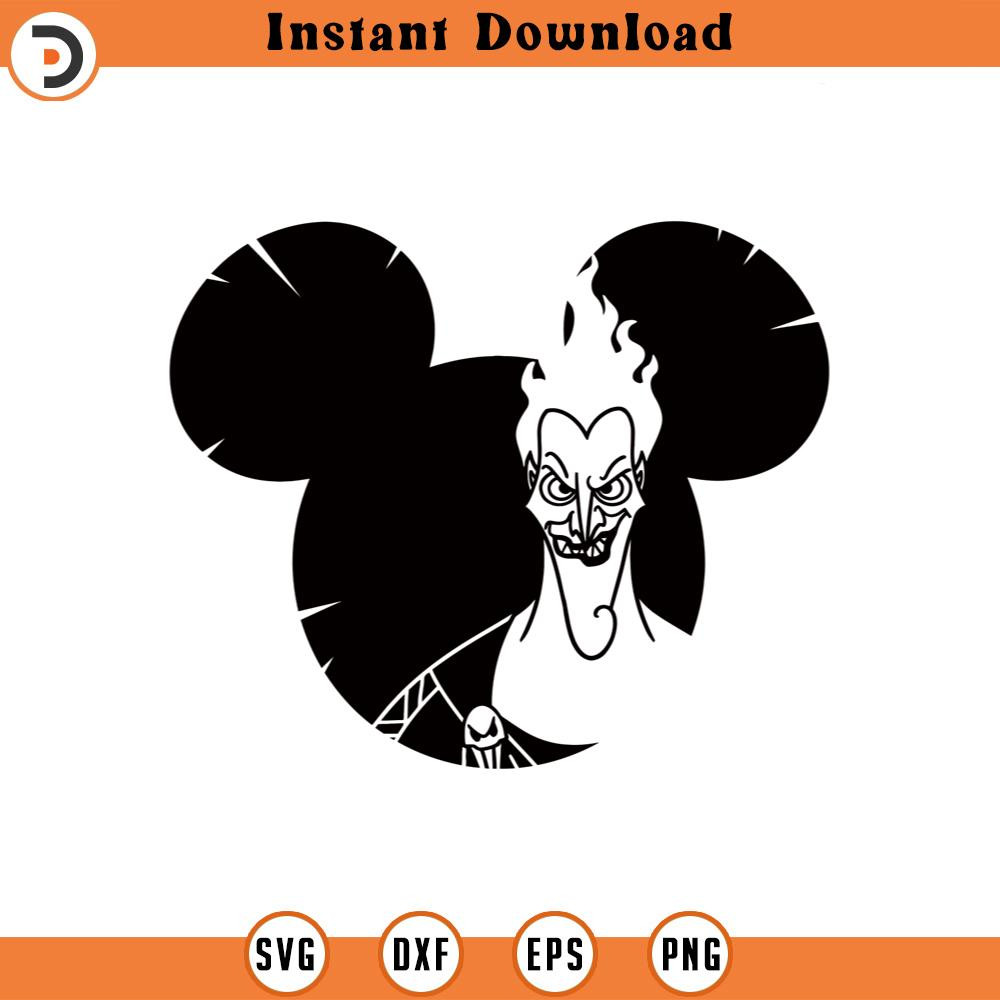 SVG4524-Hades Ears SVG Hercules dxf png villain clipart , cut file outline silhouette.jpg